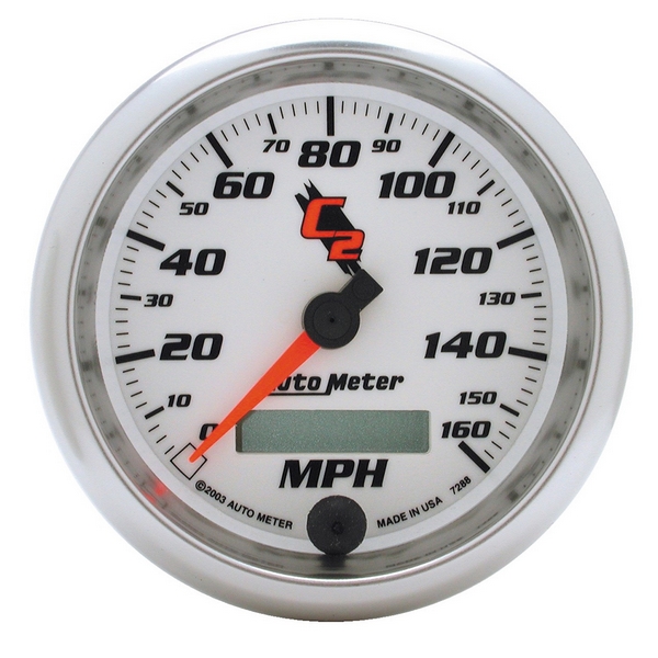 3-3/8" SPEEDOMETER, 0-160 MPH, C2